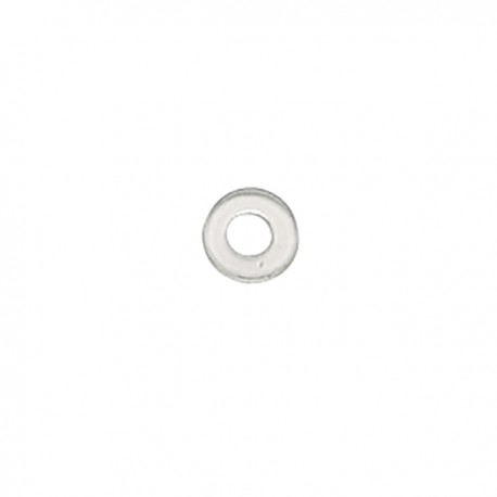 RONDELLE PIANE IN PLASTICA (FORO 1,30 mm - DIA EST. 2,60 mm)