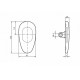 NASELLI ESPRIT® (PVC) F&W - "SLIM" 1,5 MM - SIMMETRICI 12,5 mm A VITE