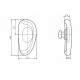 NASELLI ESPRIT® (PVC) F&W - "PRIMADONNA" "D" ASIMMETRICI 14,5 mm
